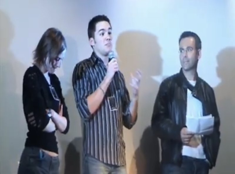 Présentation sur scène lors du festival Clip Qu'on Sert !